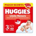 Huggies Little Movers babyluiers - Maat 3-4 tot 9 kg - 168 luiers met Disney dessins - Giga pack, Nieuwe versie