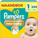 Pampers new baby - Maat 1 - Maandbox - 200 stuks - 2/5 kg