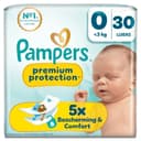 Pampers Premium Protection maat 0 luiers - 30 stuks