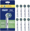 Oral-b opzetborstel Crossaction wit 8 stuks