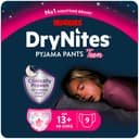 Huggies Drynites Girl 13+ jaar pyjamabroekjes - 9 stuks