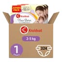 Kruidvat NewBorn Small Maat 1 Luiers Volumedoos - 324 stuks