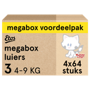 Etos Woezel & Pip Luiers Midi Maat 3 4-9 kg Megabox 4x64 stuks