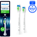Philips Sonicare Optimal White Opzetborstel Wit HX6062/87 - 2 stuks