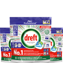 Dreft Platinum Regular All in 1 - 225 vaatwastabletten